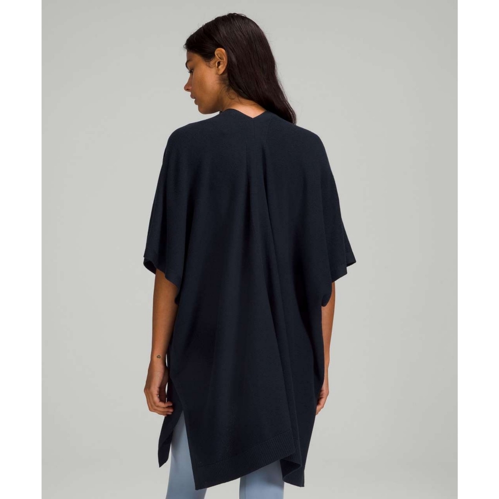 NWT Lululemon Merino Wool Short Sleeve WrapTrue Navy Size XS/S - Picture 8 of 8